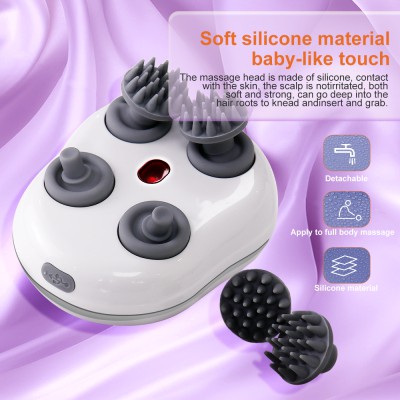 Electric Smart Head Scalp Massager Health Care Relax Neck Body Massage Kneading Vibrating Device