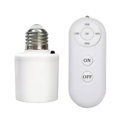 Wireless Remote Control Smart Timer Switch Lamp Holder