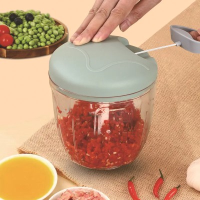 Manual Hand Chopper Blender(1000ml 6 Blades)