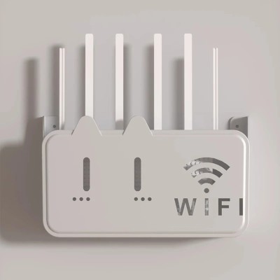 Stylish Wall Mounted WiFi Router Cover Box – Modern Home Decoration & Safety Organizer 🌿