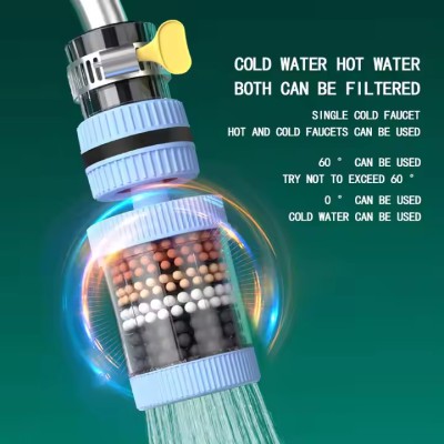 (২পিস) - 360° Rotatable 6-Layer Faucet Water Filter