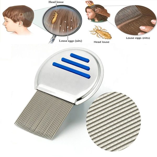 স্টিলের তৈরি উকুন দূর করার চিরুনি (Lice Comb)